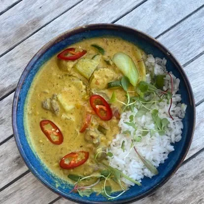 Sweet massaman Thai curry